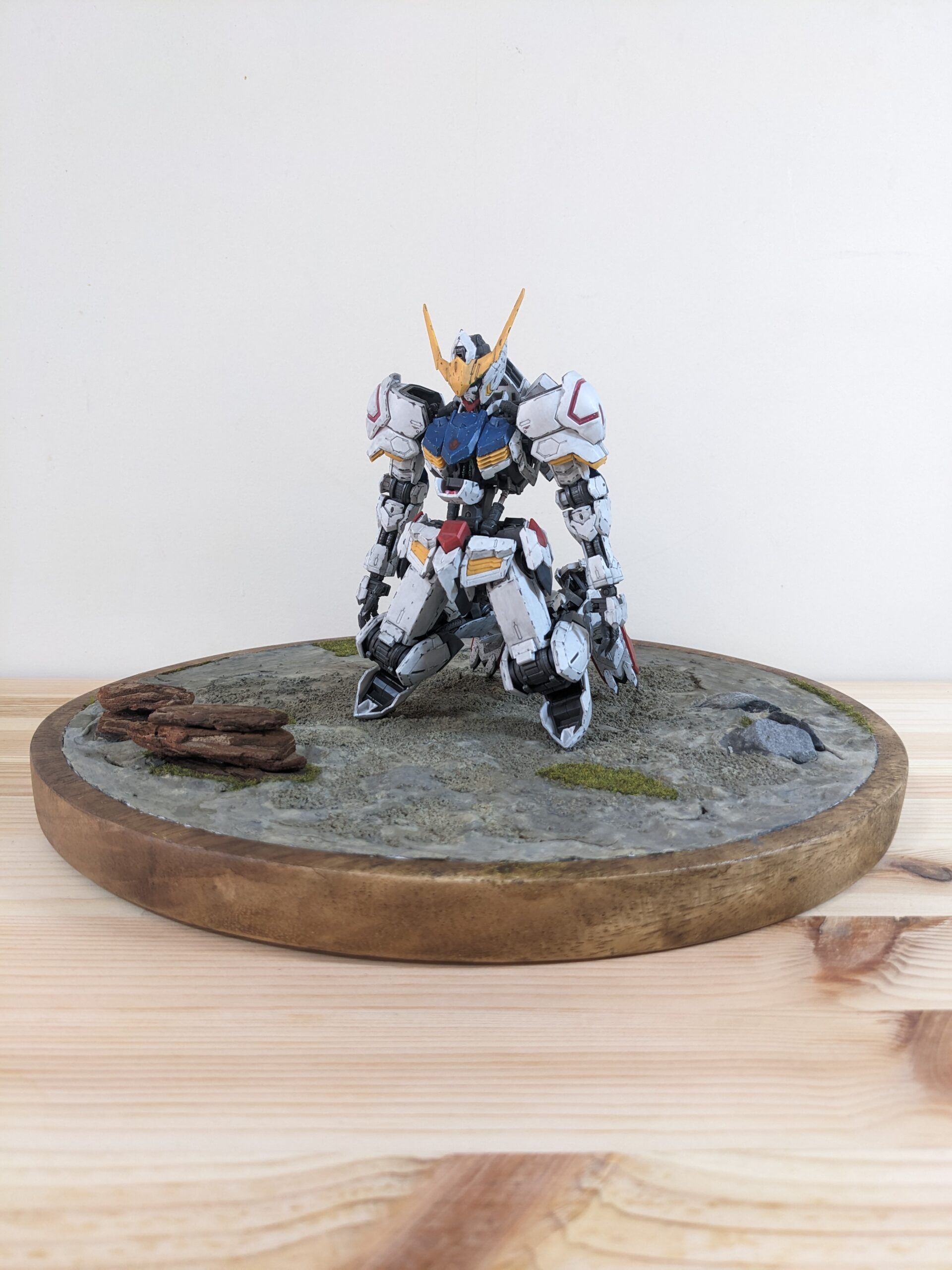 ジオラマベース　【23-05-02】　廃墟へ続く道　Diorama 台座 ジオラマ台座 作り方 100均 ジオラマベース [23-05-02] 廃墟へ
